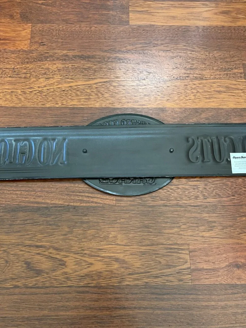 The Busted Knuckle Garage Metal Sign No Cuts No Glory